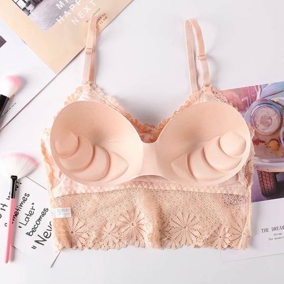 Seamless Lace Bralette Livid Blue Color - Picture 4 of 6